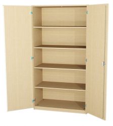 Hochschrank mit Drehtren ohne Mittelwand