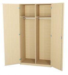 Garderobenschrank mit Mittelwand