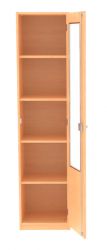 Hochschrank mit 2/3 Glastr - schmale Ausfhrung