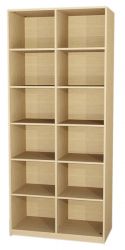 Hochschrank, 6 OH, offen, mit Mittelwand