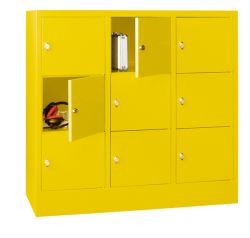 Schliefachschrank mit Vollblechtren, 40 cm Abteilbreite