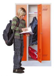 Garderobenschrank fr Schulen