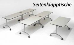 Seitenklapptisch 160x72x80 cm, Melaminplatte