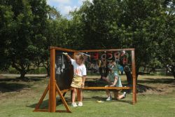 Outdoor-Kreidetafel