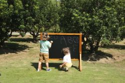 Outdoor-Kreidetafel